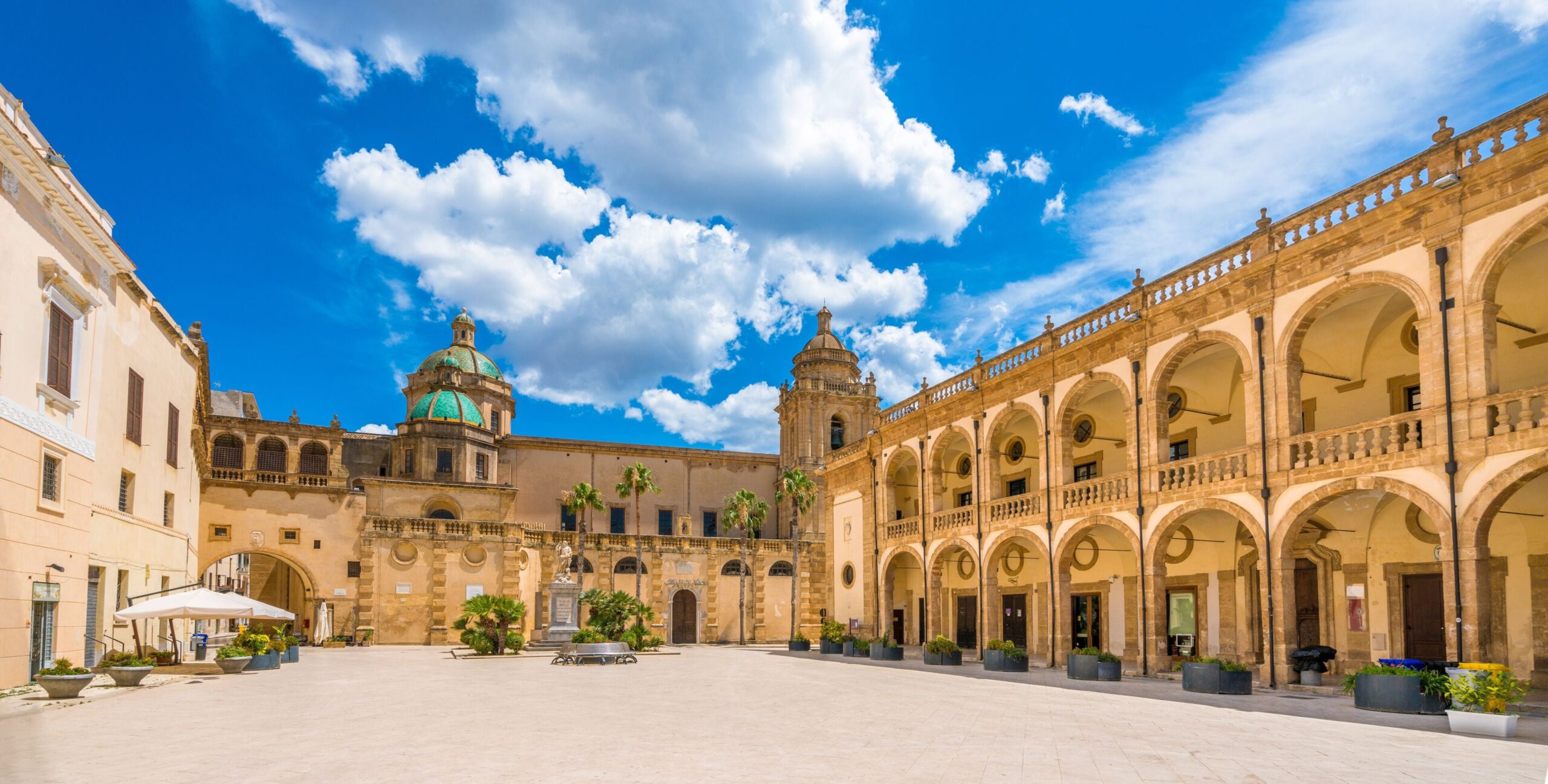 Baroque cathedral square in Mazara del Vallo